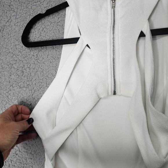 LULU'S Women's Size Small NWT Test Drive White Skater Cut-Out Strappy Dress - Picture 11 of 13